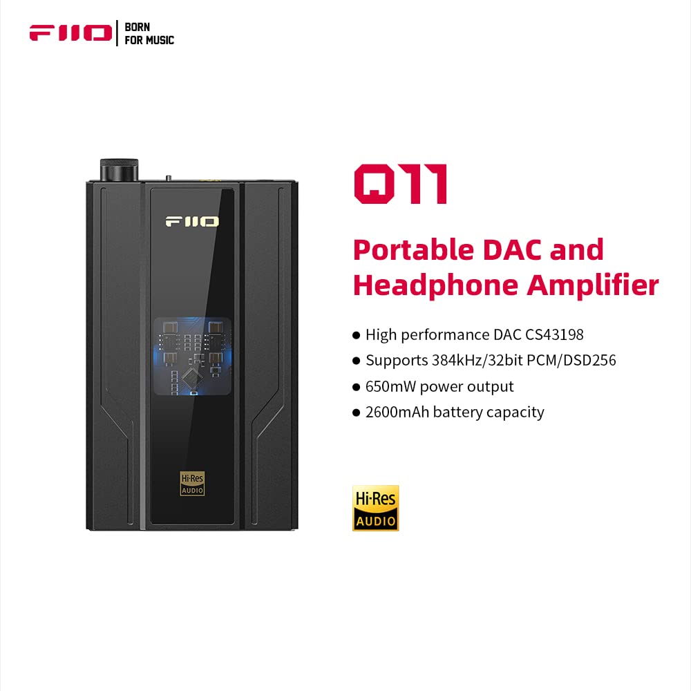 FiiO JadeAudio Q11 DAC Headphone Amplifier