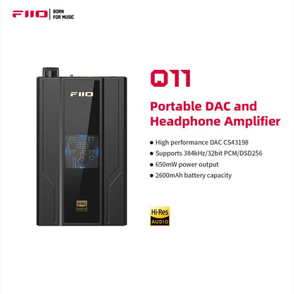 FiiO JadeAudio Q11 DAC Headphone Amplifier