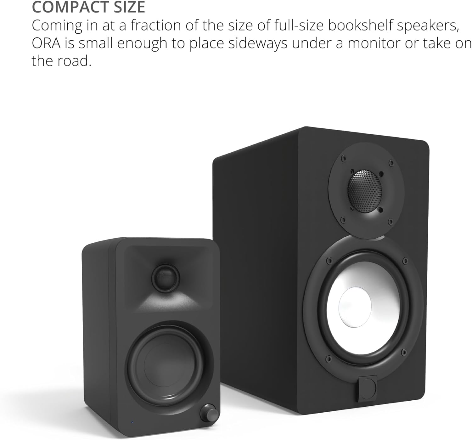 Kanto ORA 100W Powered Reference Desktop Computer Speakers