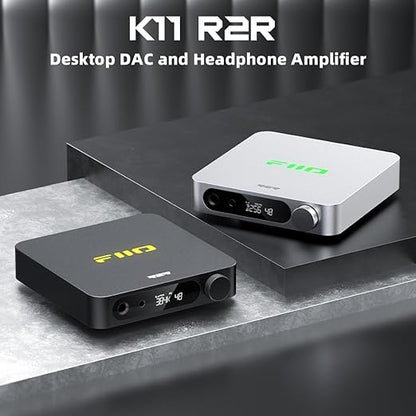 FiiO K11 R2R DAC and Headphone Amplifier (Black)