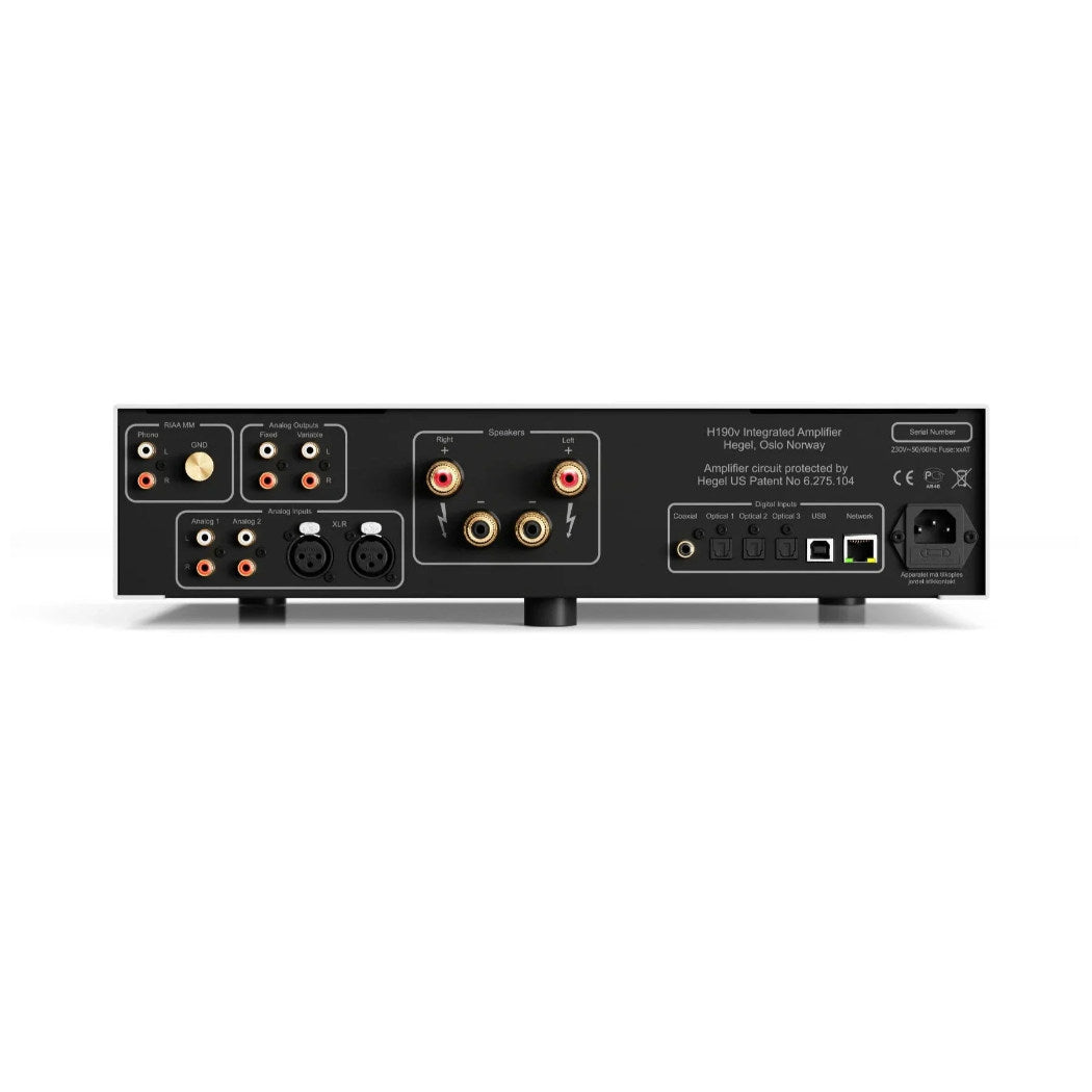 Hegel H190v – High-Performance Integrated Amplifier with Advanced Streaming and Phono Capabilities