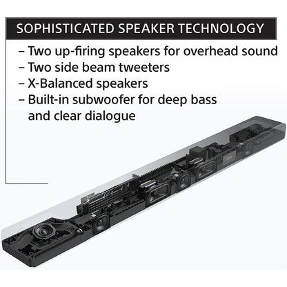 Sony HT-A5000 Soundbar - 5.1.2-Channel Dolby Atmos® with 360 Spatial Sound