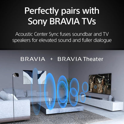 Sony HT-A8000 BRAVIA Theatre Bar 8 - Immersive 360 Spatial Sound Soundbar