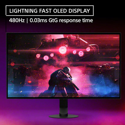 Sony INZONE 27" M10S OLED QHD 480Hz Gaming Monitor - Ultimate Gaming Experience - SDM27Q10SB