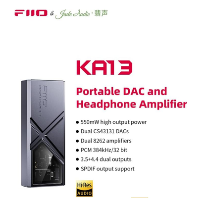 FiiO KA13 Portable Headphone DAC/Amp