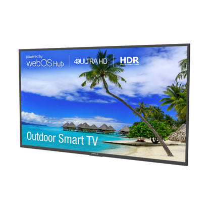 Peerless-AV Neptune™ Partial Sun Outdoor Smart TV – 4K UHD, All-Weather, webOS