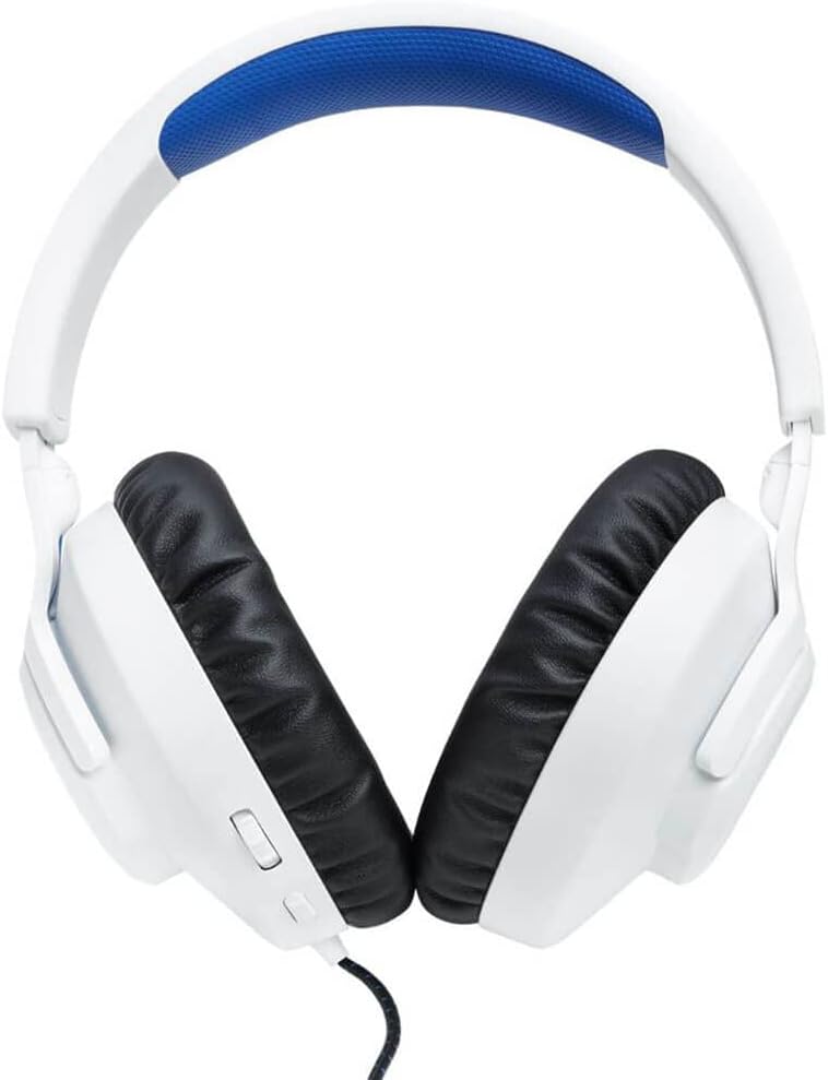 JBL Quantum 100P Console - Gaming Headset for Playstation (White)