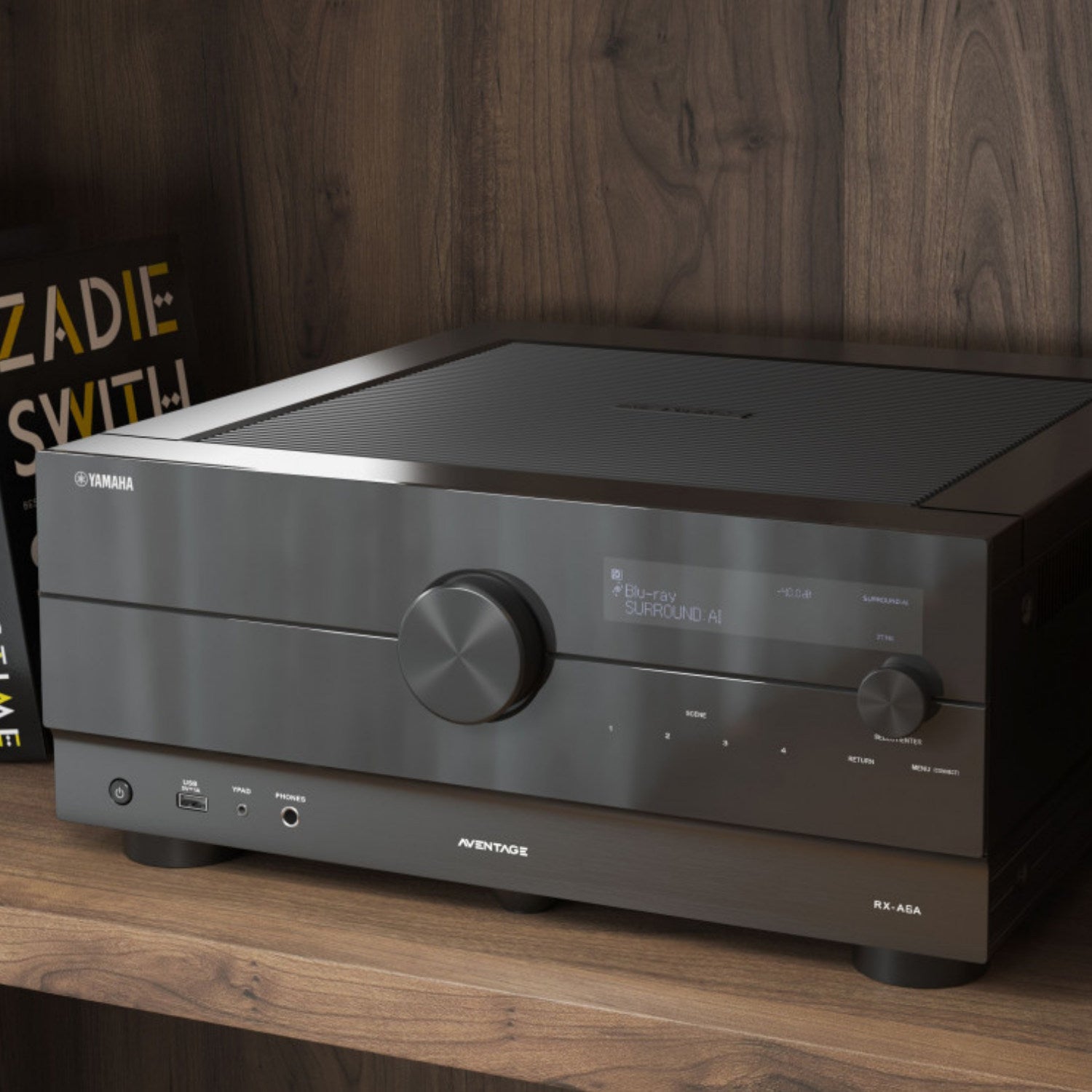 Yamaha RX-A6A AVENTAGE 9.2-Channel AV Receiver with 8K HDMI, Dolby Atmos®, and MusicCast