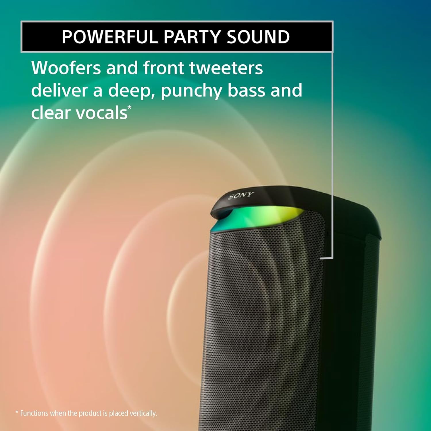 Sony SRS-XV500 – Powerful Wireless Party Speaker with Long-lasting Battery