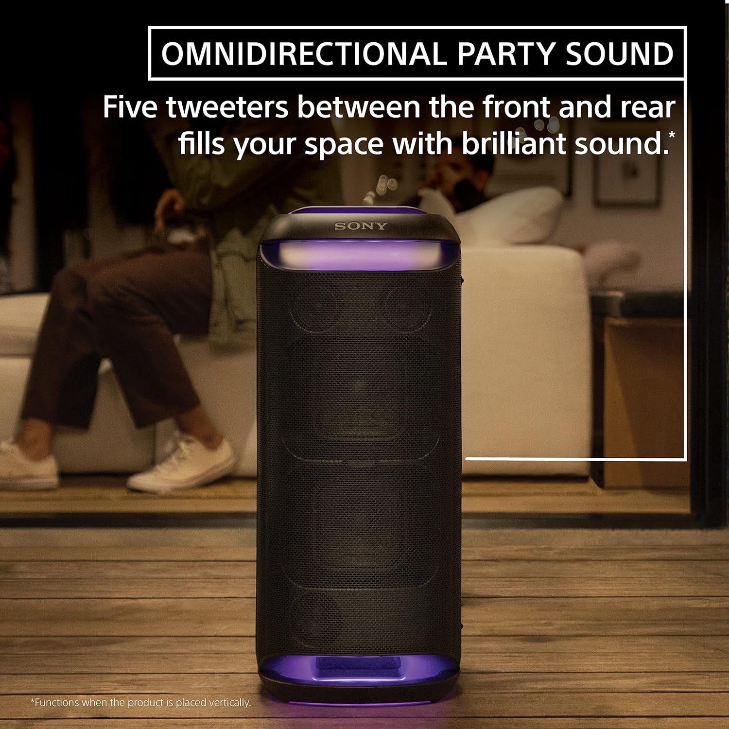 Sony SRS-XV800 – High-Power Wireless Party Speaker with Omni-Directional Sound