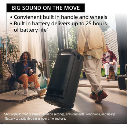 Sony SRS-XV900 – High-Power Wireless Party Speaker with Omni-Directional Sound