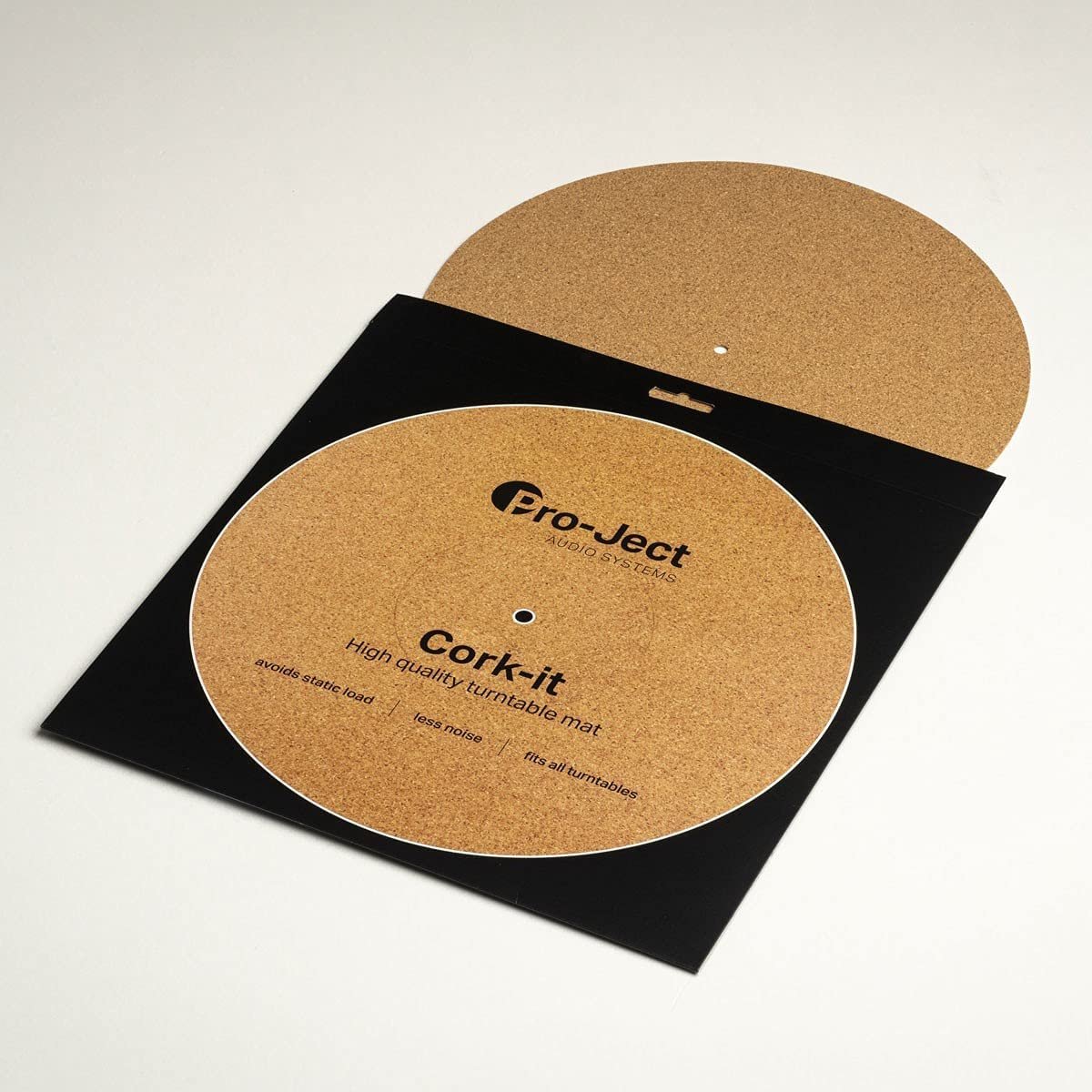 Pro-Ject Cork-It Turntable Mat - Enhance Vinyl Sound Quality - Open Box