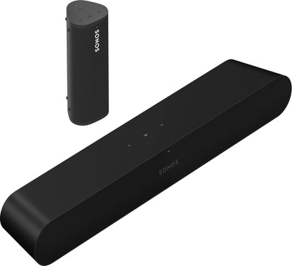 Sonos Set with Ray and Roam - Black #color_black