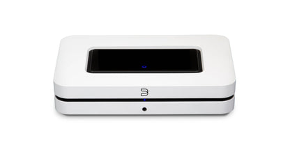 NAD C 338 Integrated Amplifier + Bluesound Node Music Streamer (Bundle) - White