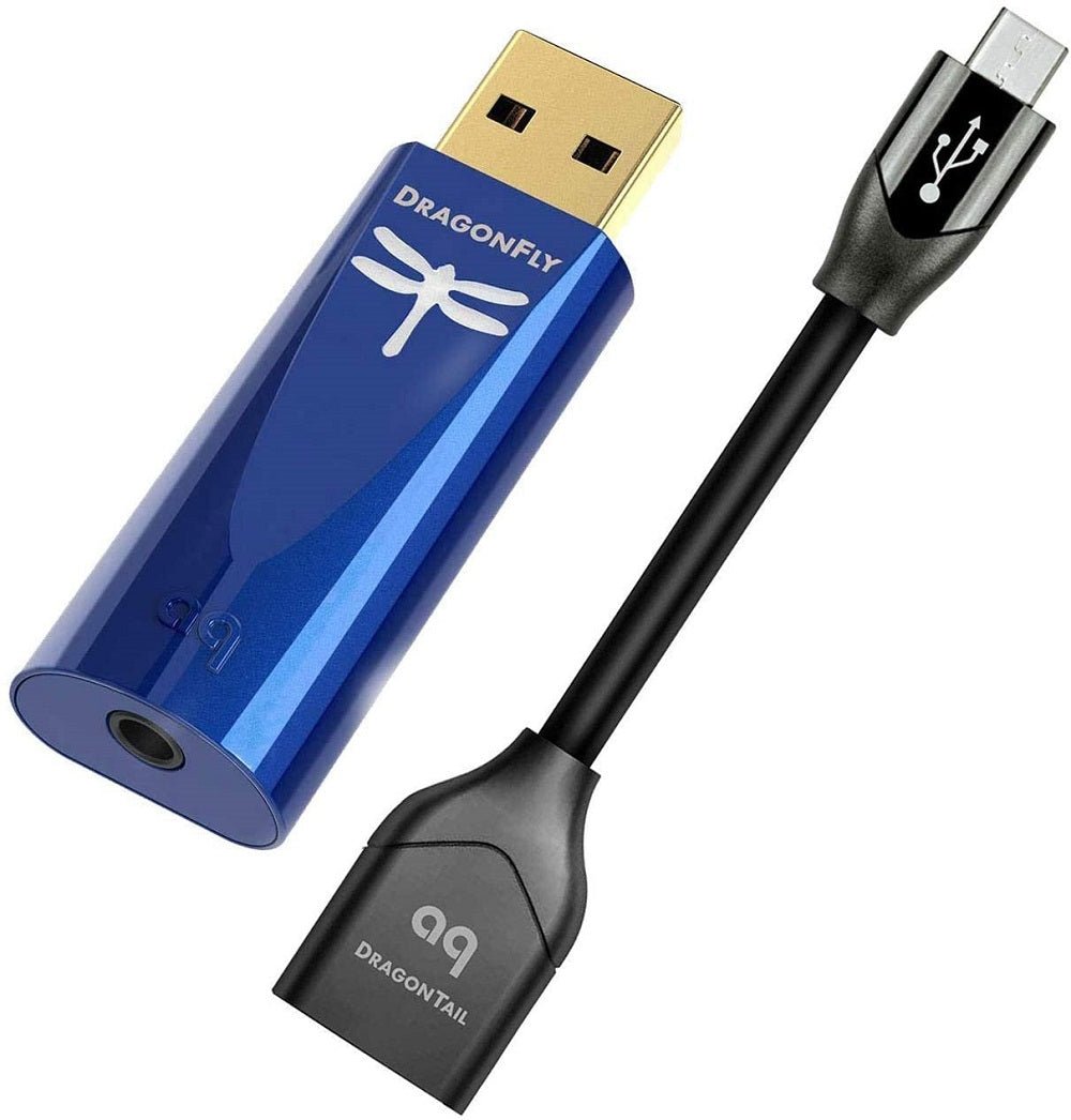 Audioquest Dragonfly Cobalt USB Digital to Analog Converter and Headphone Amp #color_blue