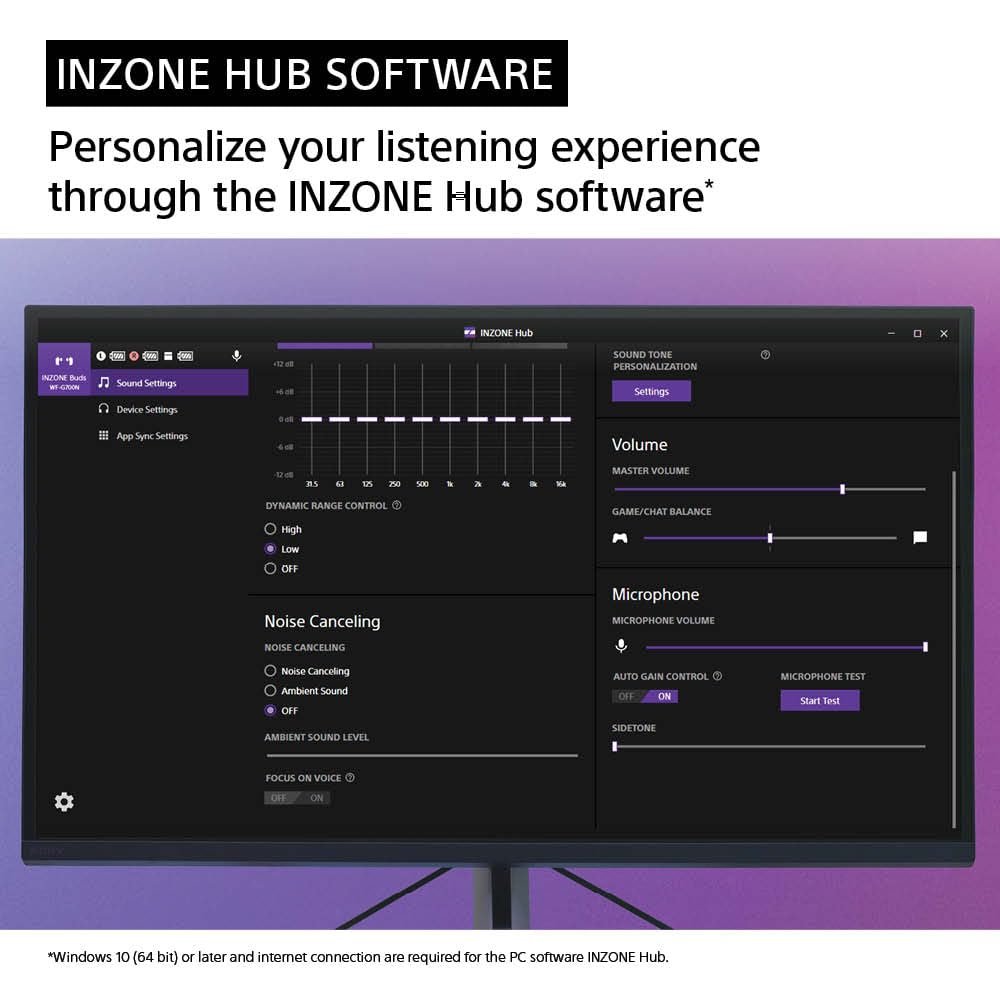 Sony INZONE Buds Truly Wireless Noise Cancelling Gaming Earbuds with 360 Spatial Sound