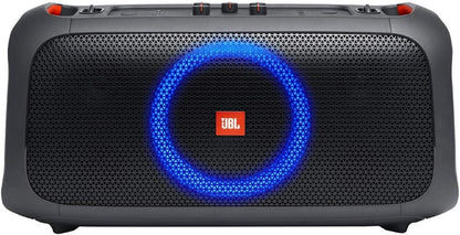 JBL PartyBox On-The-Go Portable Bluetooth Party Speaker with Built-in Lights and Wireless Mic - Black (JBLPARTYBOXGOBAM)