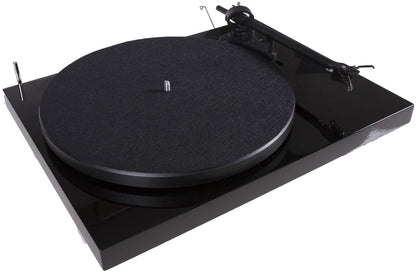 Pro-Ject Debut III, Turntable with Fitted OM5e Cartridge - Piano Black #color_piano black