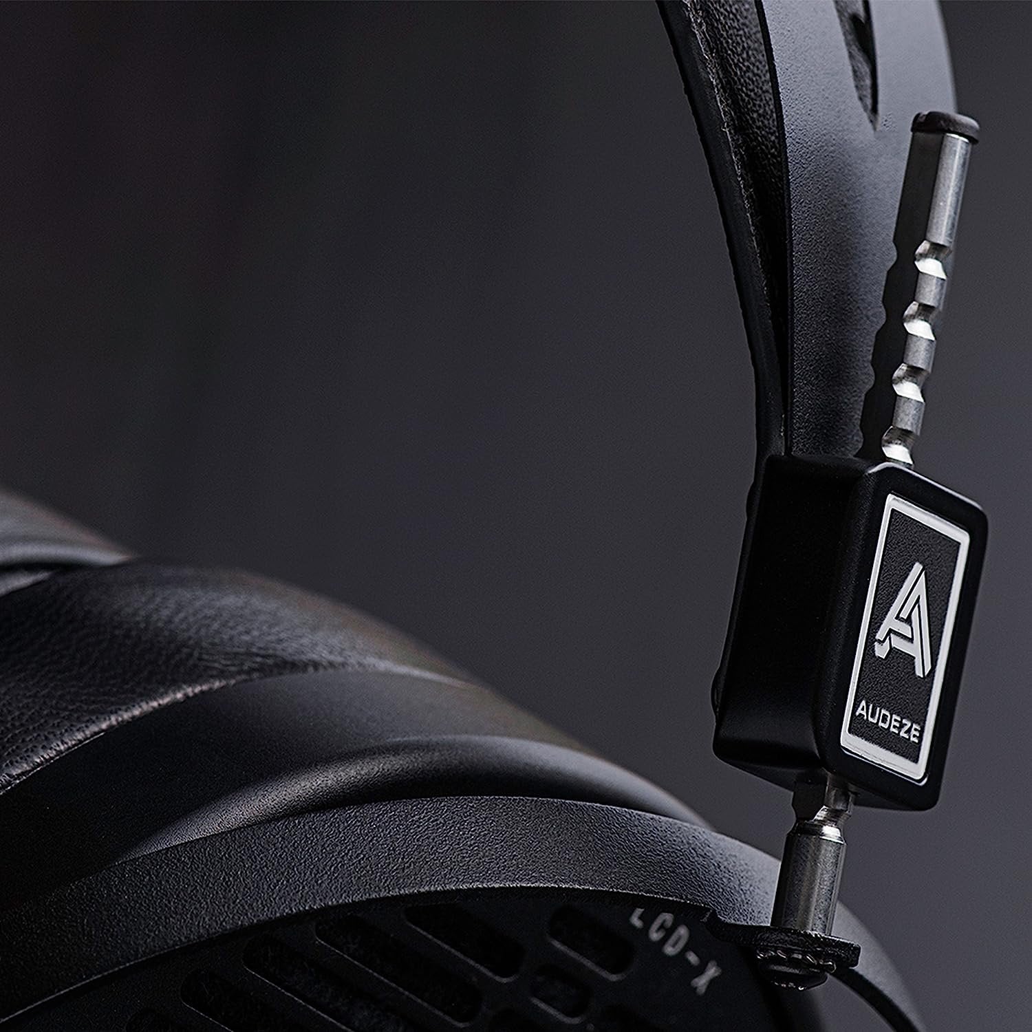 Audeze LCD-X Over Ear Open Back Headphone Close Up Headband