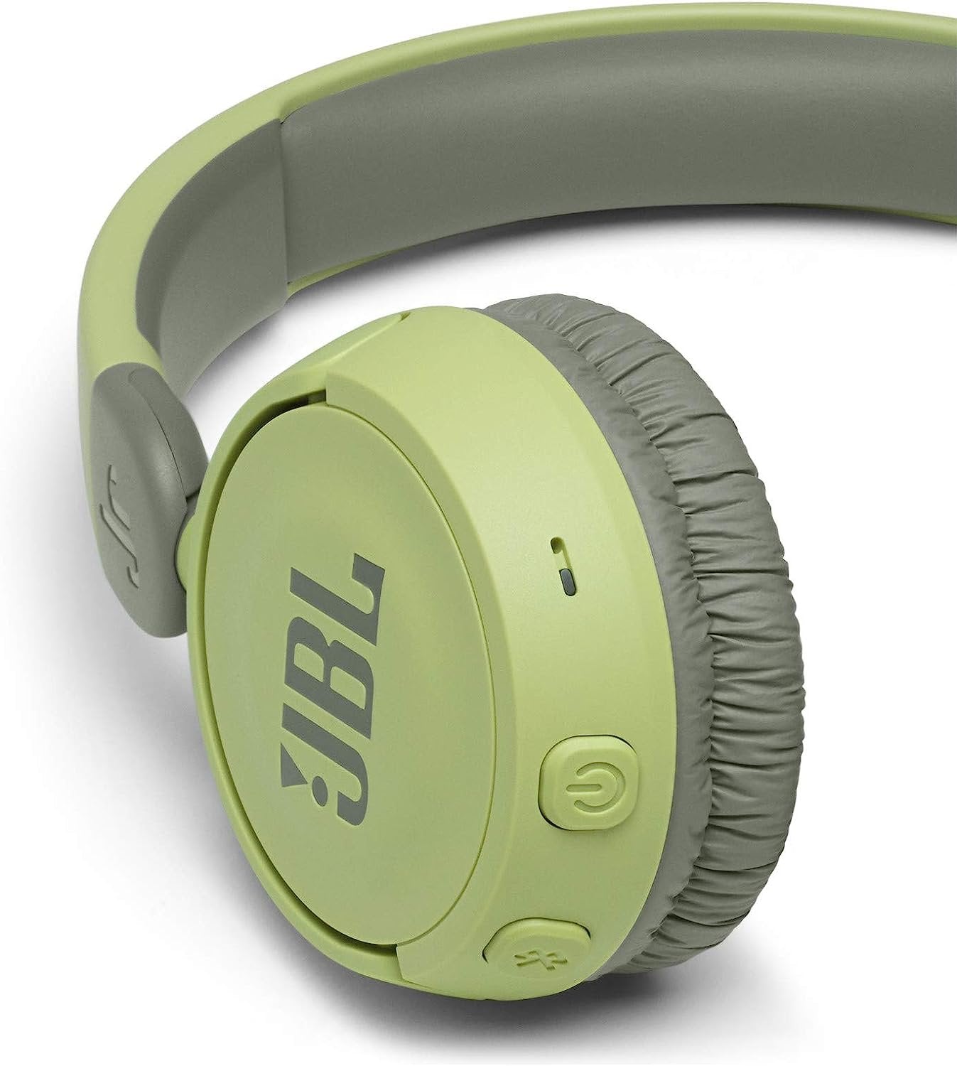 JBL JR310BT Kids On-Ear Wireless Bluetooth Headphones with up to 30 Hours of Playtime - Green, 32mm Drivers (JBLJR310BTGRNAM)