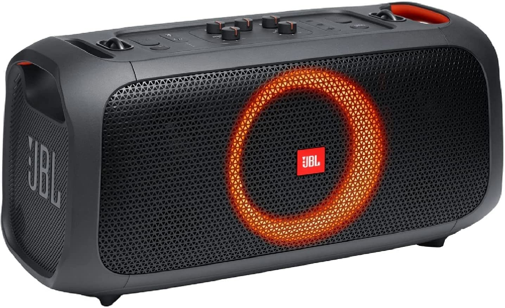 JBL PartyBox On-The-Go Portable Bluetooth Party Speaker with Built-in Lights and Wireless Mic #color_black