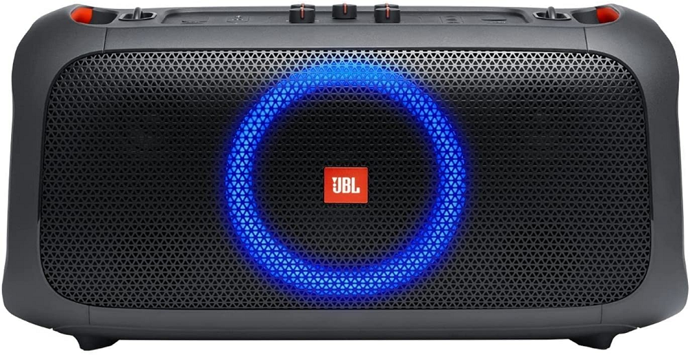 JBL PartyBox On-The-Go Portable Bluetooth Party Speaker with Built-in Lights and Wireless Mic #color_black