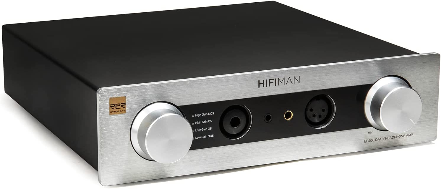 HiFiMan EF400 Desktop Balanced Headphone DAC& Amplifier with Himalaya R2R DAC, 3.5/4.4/6.35mm Output for Home Audio