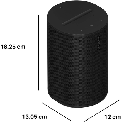 Sonos Era 100 Multi-Room Speaker Black Dimensions