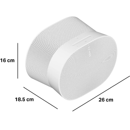 Sonos Era 300 Wireless Multi-Room Speaker - White - Dimensions