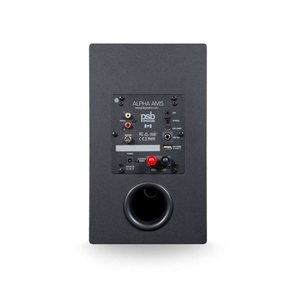 Alpha AM5 Powered Bookshelf Speakers #color_black