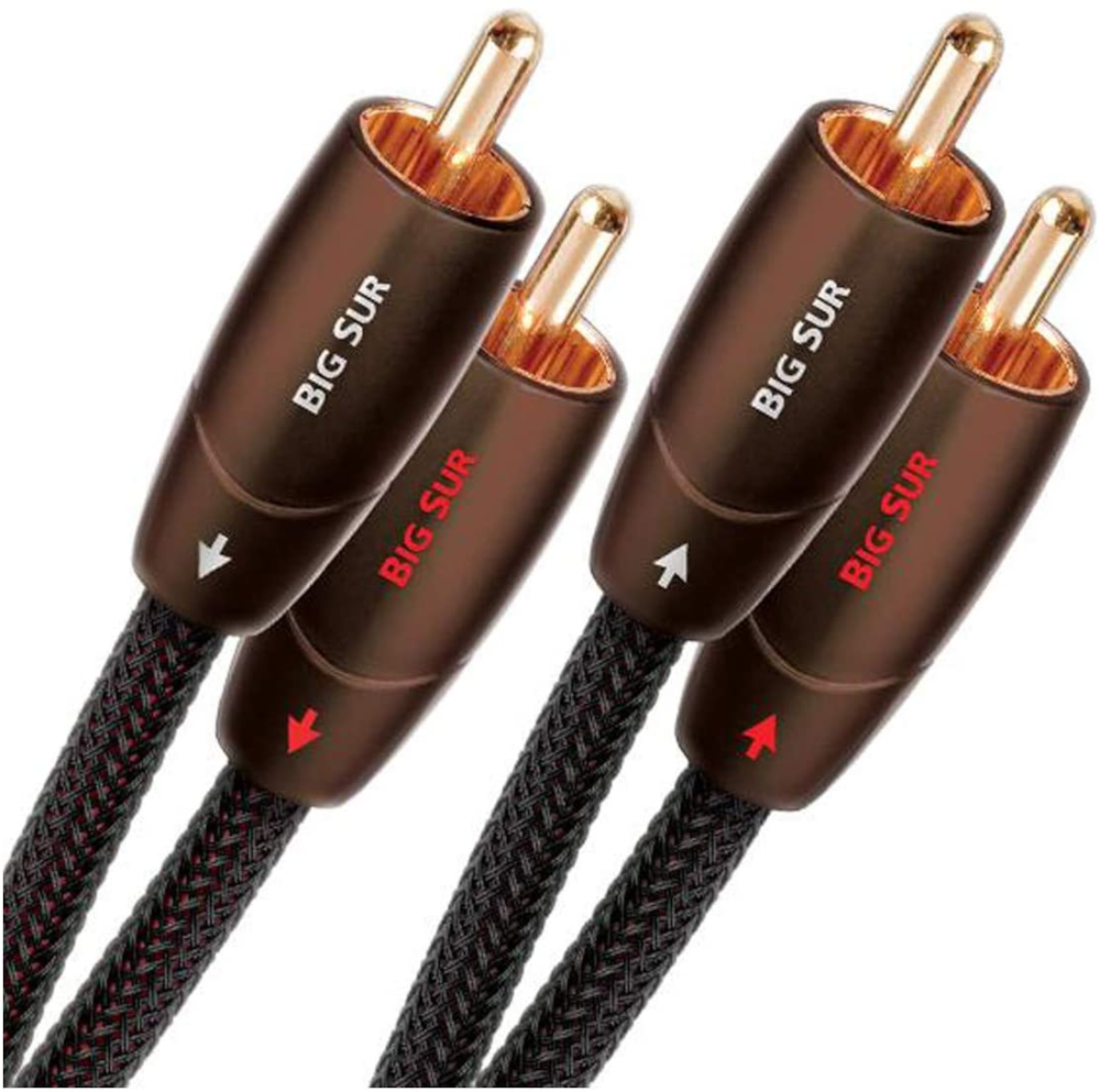 AudioQuest Big Sur RCA to RCA Analog Audio Interconnect Cable 1M