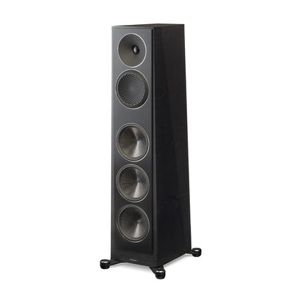 Paradigm Founder 120H 5-Driver, 3-Way Hybrid Floorstanding Speaker with Active Bass, Ported Enclosure - Black Walnut #color_black walnut