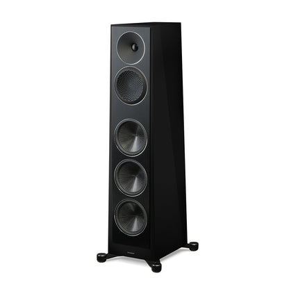 Paradigm Founder 120H 5-Driver, 3-Way Hybrid Floorstanding Speaker with Active Bass, Ported Enclosure - Piano Black #color_piano black