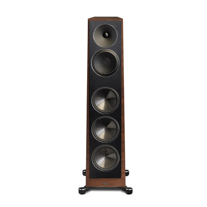 Paradigm Founder 120H 5-Driver, 3-Way Hybrid Floorstanding Speaker with Active Bass, Ported Enclosure - Walnut #color_walnut