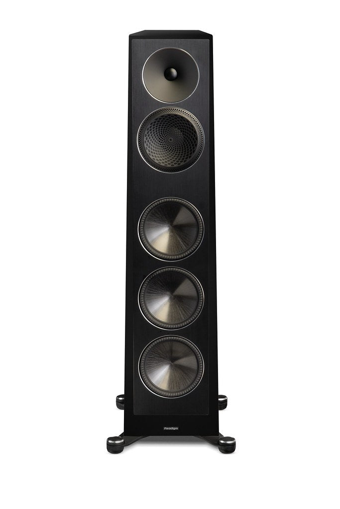 Gloss Black Paradigm Founder 100F Floorstanding Speakers - Founder Series #color_gloss black