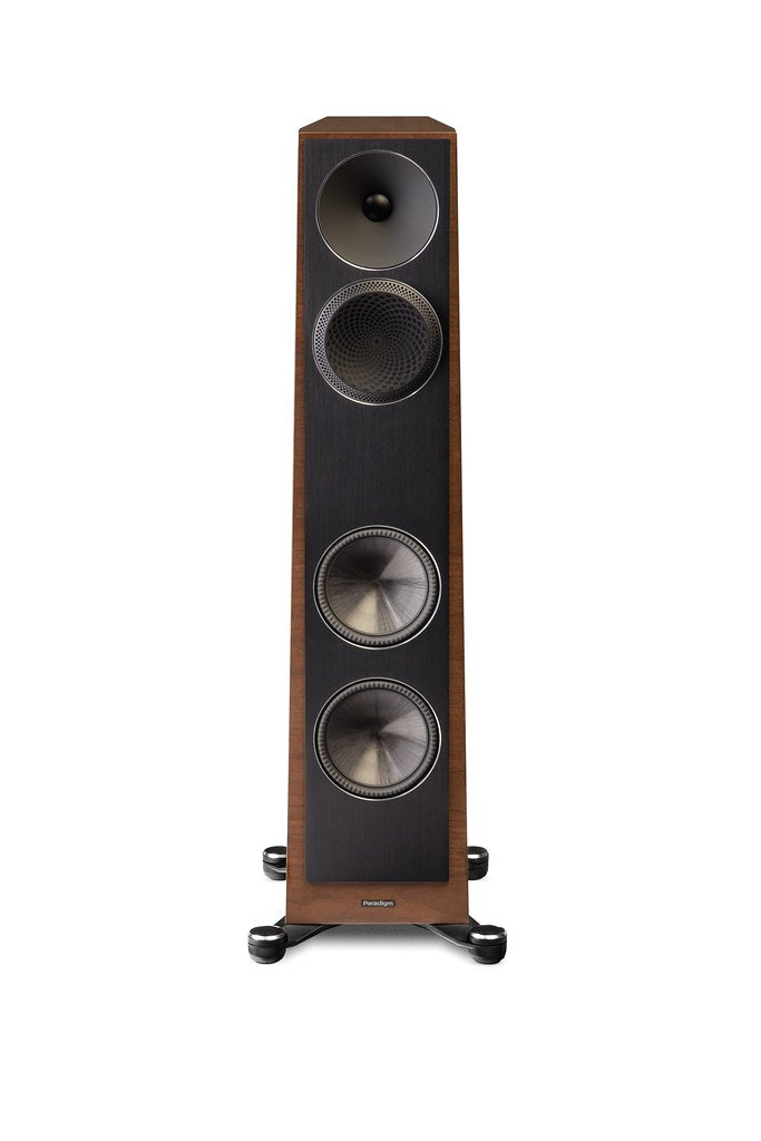 Walnut Paradigm Founder 80F Floorstanding Speakers - Founder Series #color_walnut