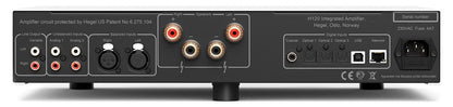 Black Hegel H120 75W RMS Integrated Amplifier with Network Player - Hegel #color_black