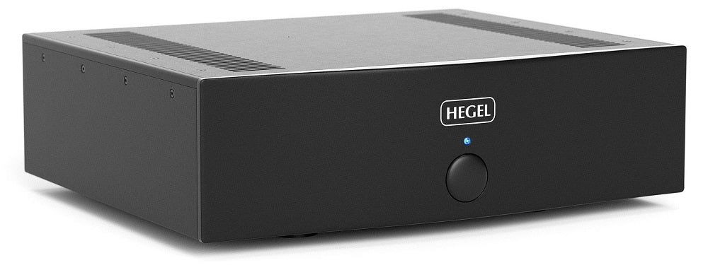 Black Hegel H20 200W RMS Dual Mono Power Amplifier - Hegel #color_black