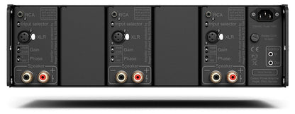 Black Hegel C53 150W RMS 3-Channel Power Amplifier - Hegel #color_black