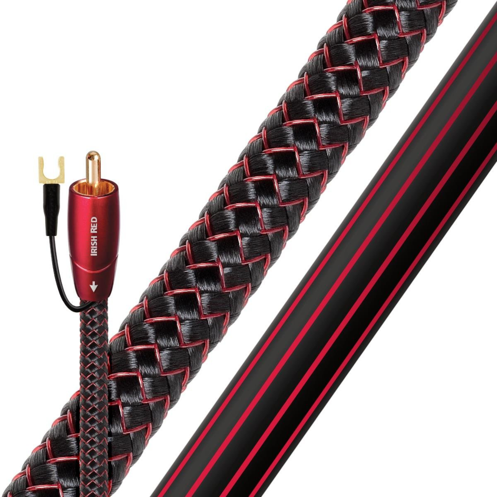 AudioQuest Irish Red RCA Male to RCA Male Subwoofer Cable 5M