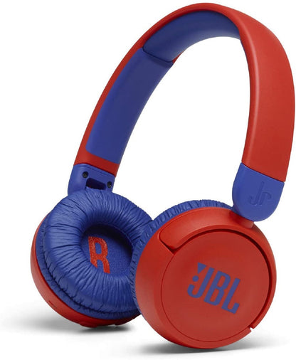 JBL JR310BT Kids On-Ear Wireless Bluetooth Headphones with up to 30 Hours of Playtime - Red #color_red