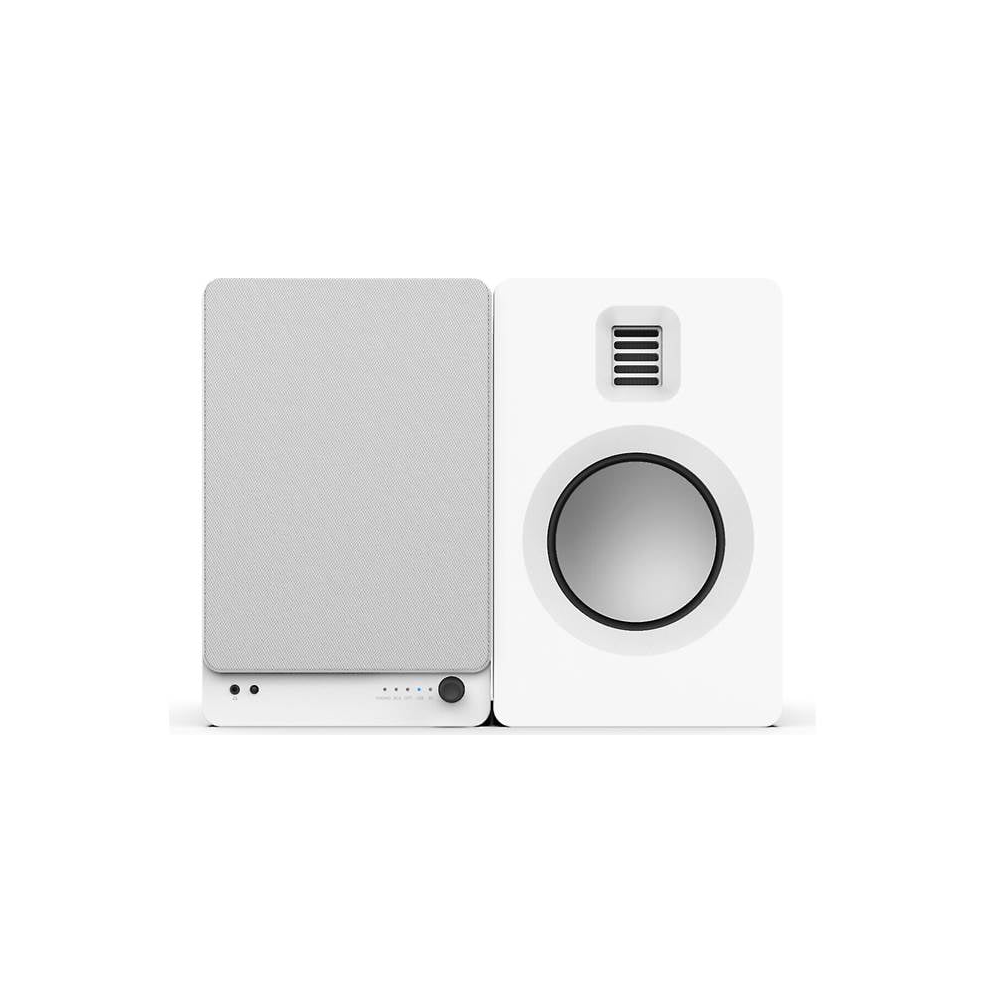 Kanto TUK Powered Speaker with Headphone Out | Built-in USB DAC | Dedicated RCA with Phono Pre-amp | Bluetooth 4.2 with aptx HD & AAC | AMT Tweeter and 5.25" Aluminum Driver - Pair (Matte White) #color_white