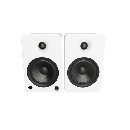 Kanto YU6 Powered Bookshelf Speakers with Bluetooth and Phono Preamp - Pair (Matte White) #color_white