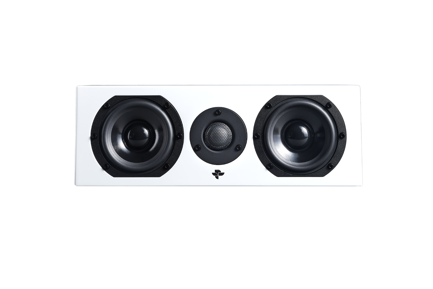 Totem Kin Flex LCR Dual 4" woofer 1" tweeter Monitor Speaker - White #color_white