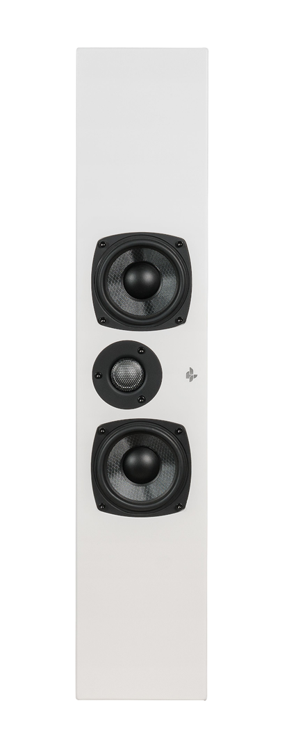 Totem Kin Solo Dual 4" woofer 1" tweeter On-wall Speakers - White #color_white