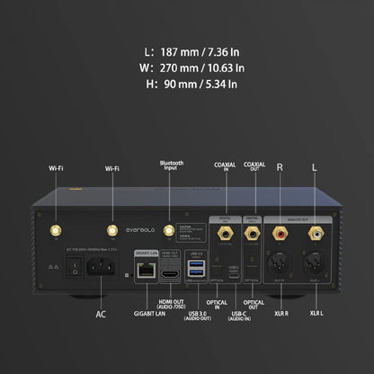 EverSolo DMP-A6 Network Audio Streamer with DAC