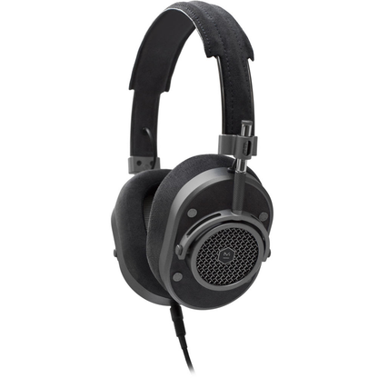 Master & Dynamic MH40 Wireless Over Ear Noise Isolating Headphones with Bluetooth #color_gun metal/black coated canvas