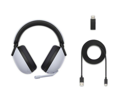 Sony INZONE H7 Wireless Gaming Headset, Over-Ear Headphones with 360 Spatial Sound, WH-G700 #color_white