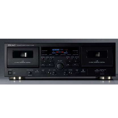 TEAC W1200 Dual-well Cassette Deck #color_black